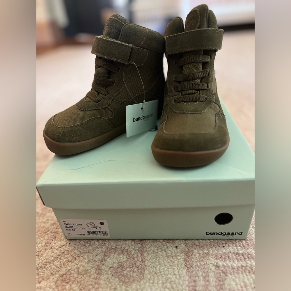 Bundgaard Barefoot Winter Boots - Army/Olive Green